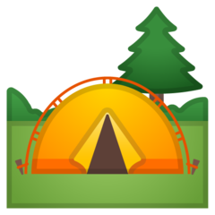 Google camping emoji image