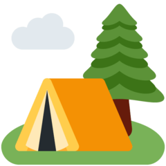 Twitter camping emoji image