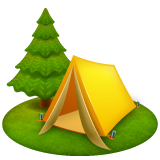 Whatsapp camping emoji image