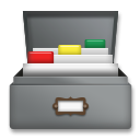 LG card file box emoji image
