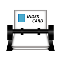 Emojidex card index emoji image