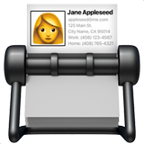 IOS/Apple card index emoji image