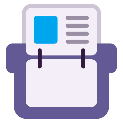 Microsoft card index emoji image