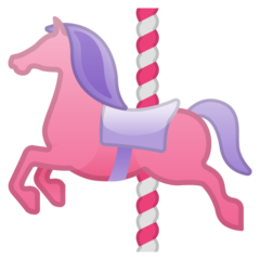 Google carousel horse emoji image