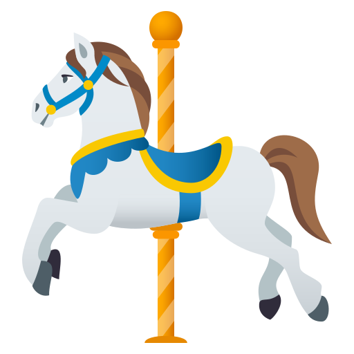 JoyPixels carousel horse emoji image