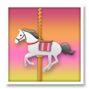 LG carousel horse emoji image