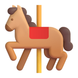 Microsoft Teams carousel horse emoji image