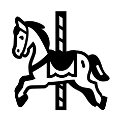 Noto Emoji Font carousel horse emoji image