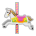 Sony Playstation carousel horse emoji image