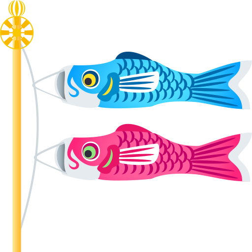 JoyPixels carp streamer emoji image