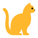 Toss cat emoji image