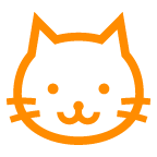 au by KDDI cat face emoji image