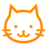 Docomo cat face emoji image