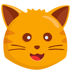 Facebook Messenger cat face emoji image