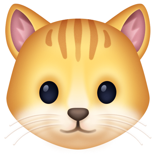 Facebook cat face emoji image