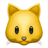 IOS/Apple cat face emoji image