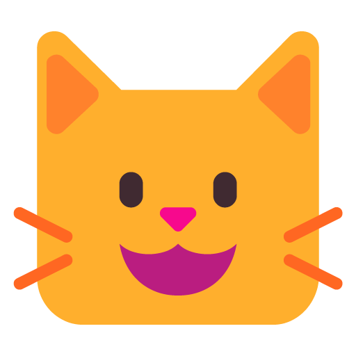 Microsoft cat face emoji image