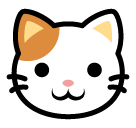 SoftBank cat face emoji image