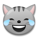 LG cat face with tears of joy emoji image