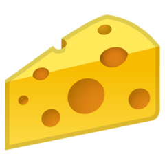 Google cheese wedge emoji image