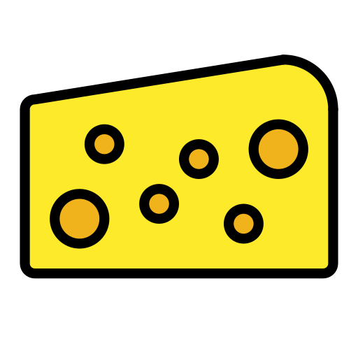 Openmoji cheese wedge emoji image
