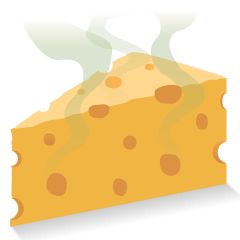 Skype cheese wedge emoji image