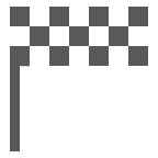 au by KDDI Chequered Flag emoji image