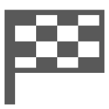 Docomo Chequered Flag emoji image