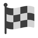 Toss Chequered Flag emoji image