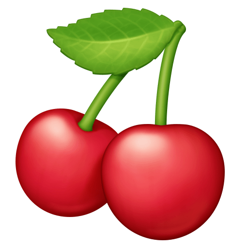 Facebook cherries emoji image