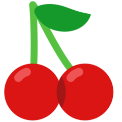 Mozilla cherries emoji image
