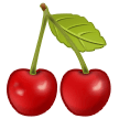 Samsung cherries emoji image