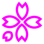 au by KDDI cherry blossom emoji image