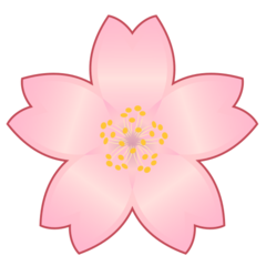 Emojidex cherry blossom emoji image