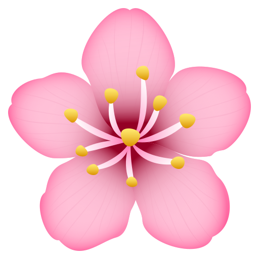 JoyPixels cherry blossom emoji image