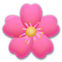 LG cherry blossom emoji image