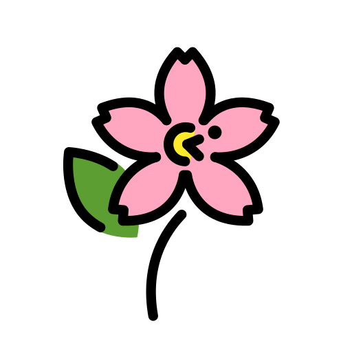 Openmoji cherry blossom emoji image