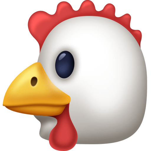 Facebook chicken emoji image