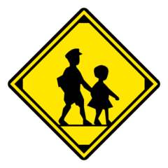 Emojidex children crossing emoji image