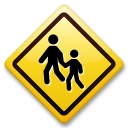 LG children crossing emoji image