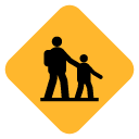 Toss children crossing emoji image