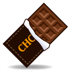 Emojidex chocolate bar emoji image