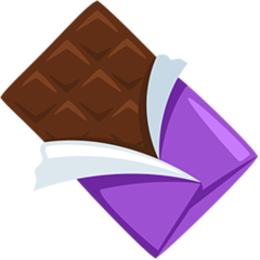 Facebook Messenger chocolate bar emoji image