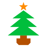Docomo christmas tree emoji image