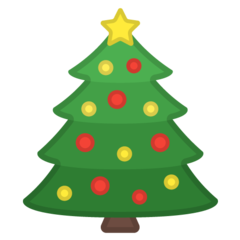 Google christmas tree emoji image