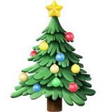 IOS/Apple christmas tree emoji image