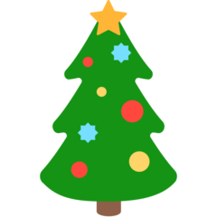 Mozilla christmas tree emoji image