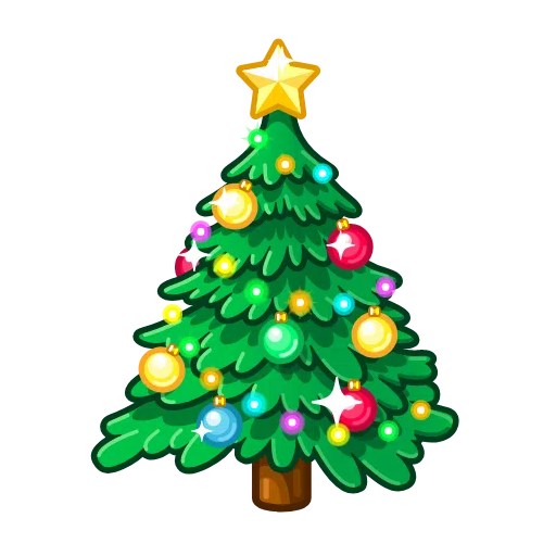 Telegram christmas tree emoji image