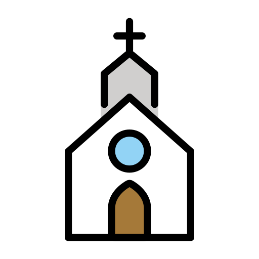 Openmoji church emoji image