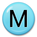 LG circled latin capital letter m emoji image
